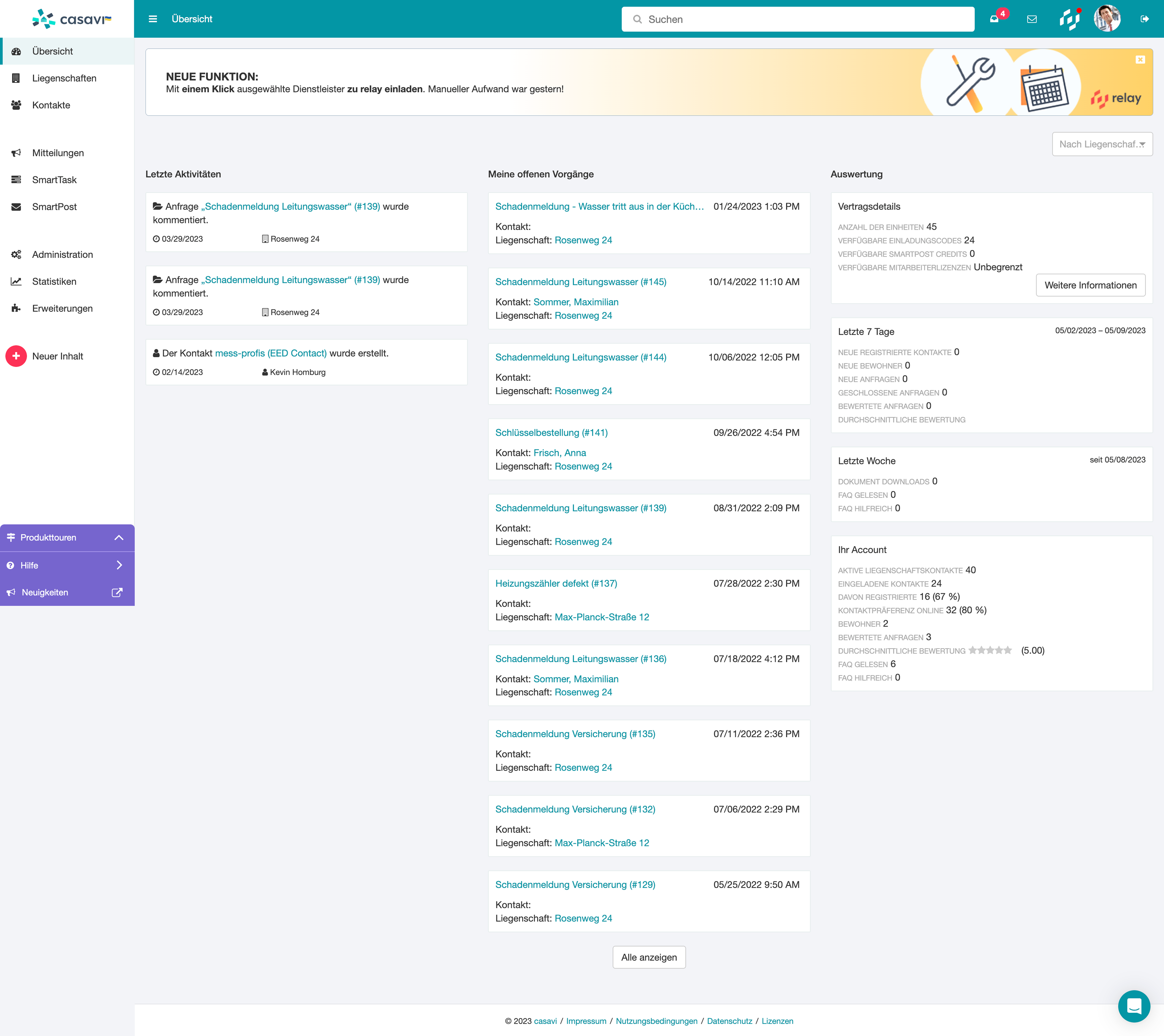 casavi legacy interface before redesign