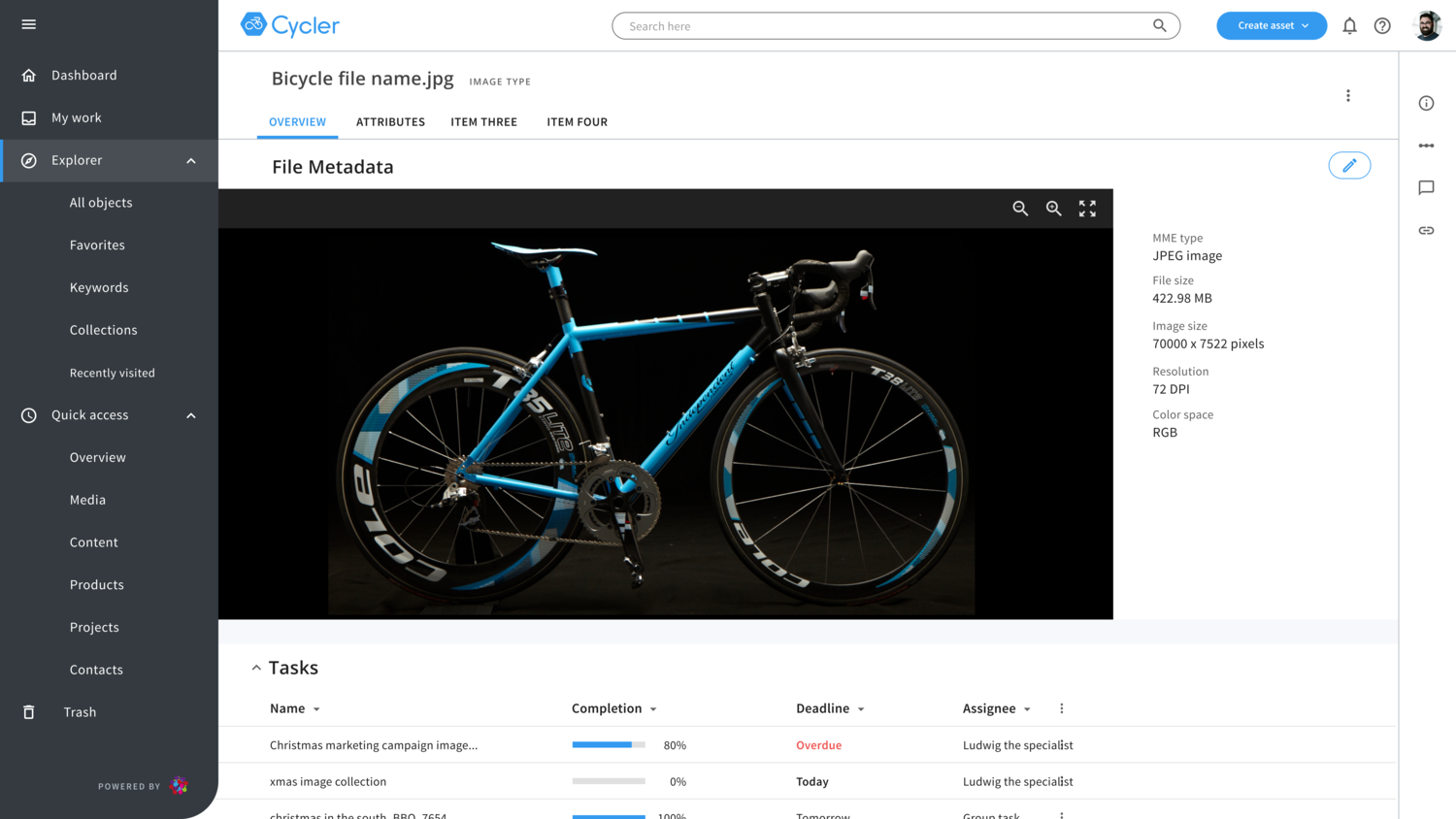 Main interface